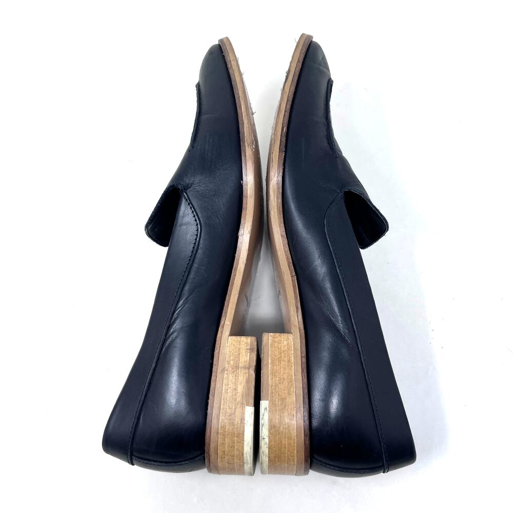 Everlane Modern Loafer Women's 11 Black Leather Pointed Toe‎ Classic Luxury Shoe - Picture 7 of 9